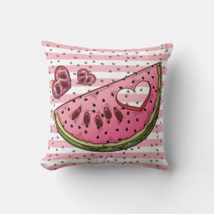 Wassermelone Pink Green Niedlich Kissen