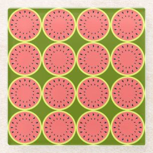 Wassermelone Pink Multi Glasuntersetzer
