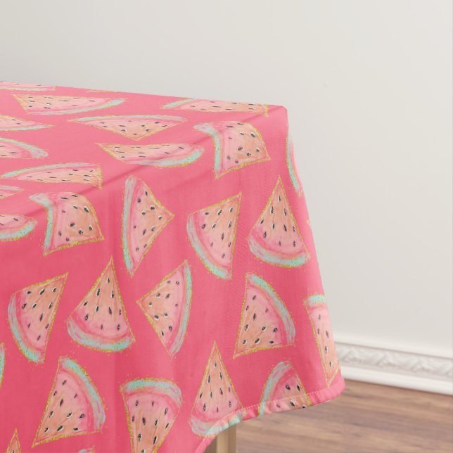 Wassermelone Pink Tischdecke (Beispiel)