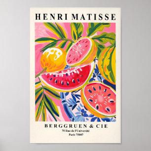 Wassermelone Poster, Kunstdruckerei, Kunstmuseum,  Poster