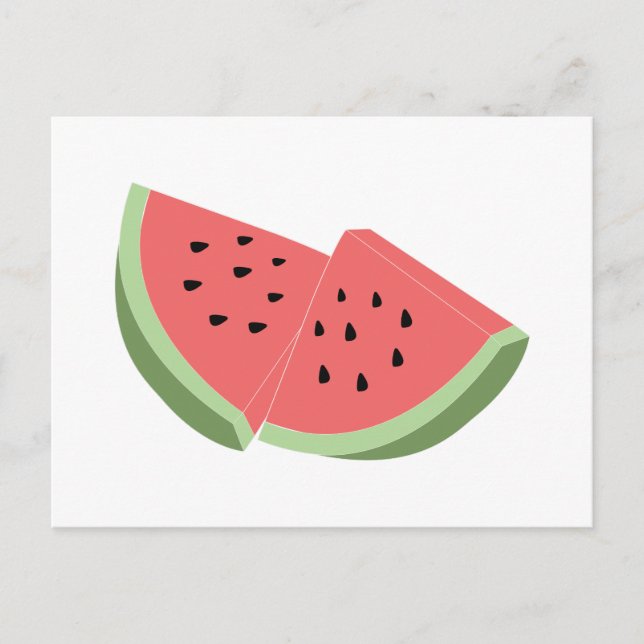 Wassermelone Postkarte (Vorderseite)
