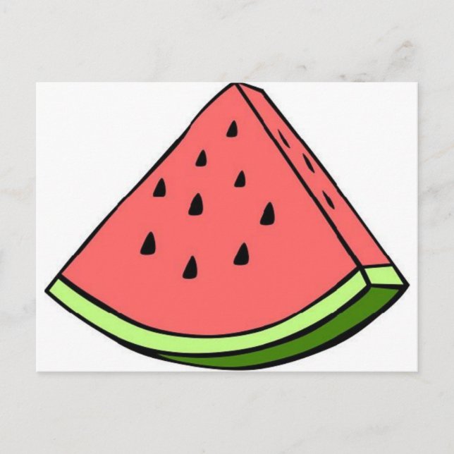 Wassermelone Postkarte (Vorderseite)
