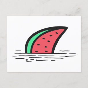 Wassermelone Postkarte