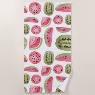 Wassermelone Print Beach Handtuch