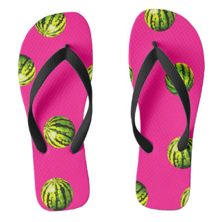 Wassermelone rosa flip flops