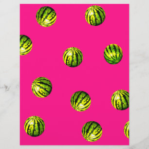 Wassermelone rosa flyer
