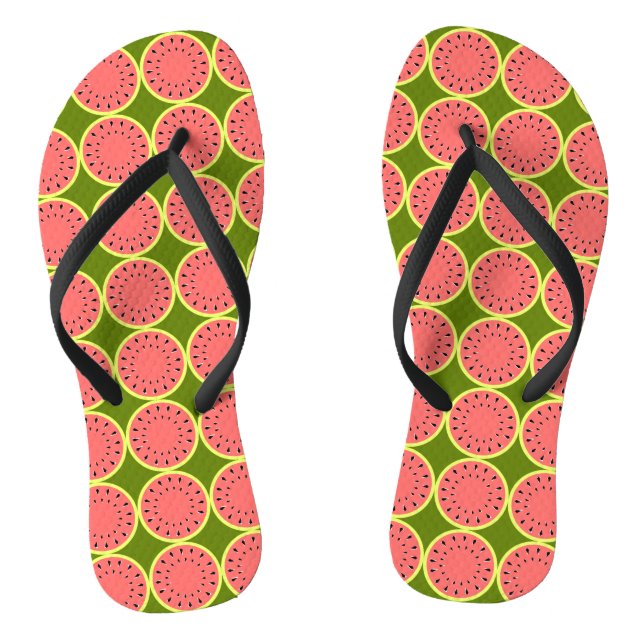Wassermelone Rosa Multiflip-Flops Flip Flops (Fußbett)
