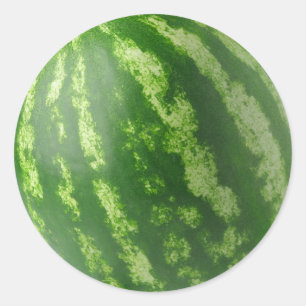 Wassermelone Runder Aufkleber
