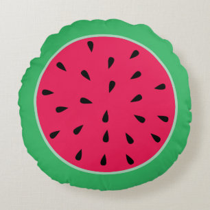Wassermelone Rundes Kissen