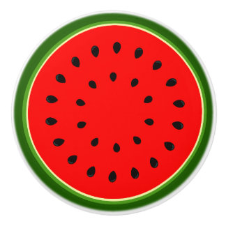 Wassermelone Rundschleife Keramik Keramikknauf