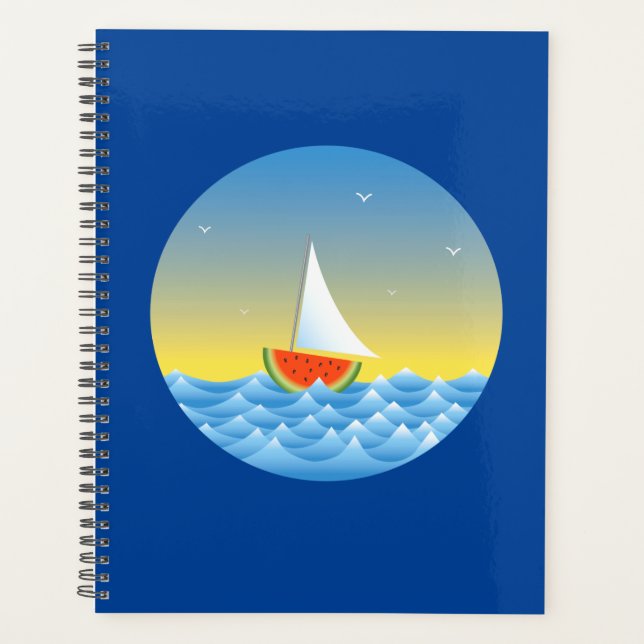 Wassermelone Sailboat Planer (Vorderseite)