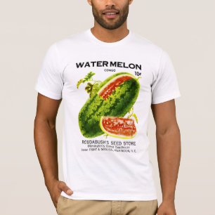 Wassermelone-Samen-Paket-Aufkleber T-Shirt