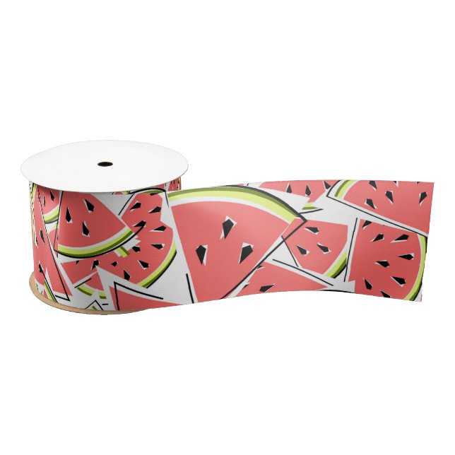 Wassermelone Satinband (Spule)