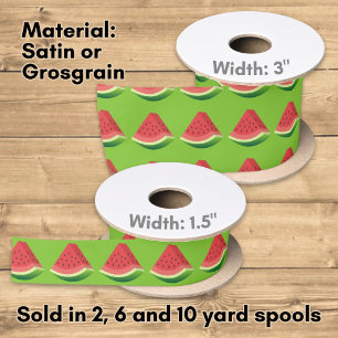 Wassermelone Satinband