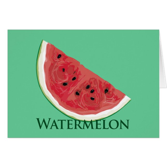 Wassermelone-Scheibe (Vorderseite (Horizontal))