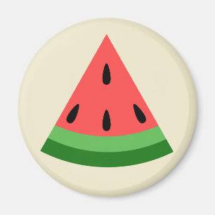 Wassermelone-Scheibe-Magnet Magnet