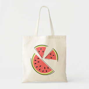 Wassermelone-Scheiben Tragetasche
