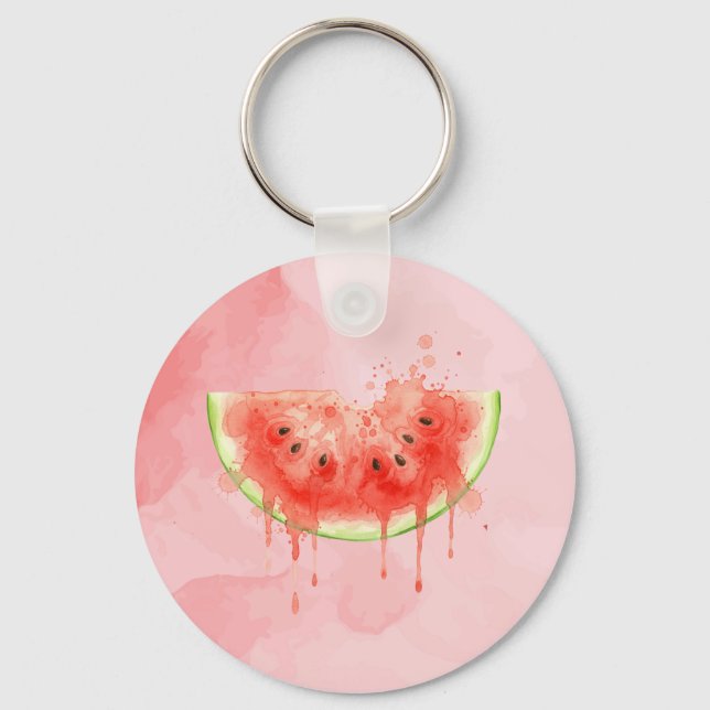 Wassermelone Schlüsselanhänger (Vorderseite)