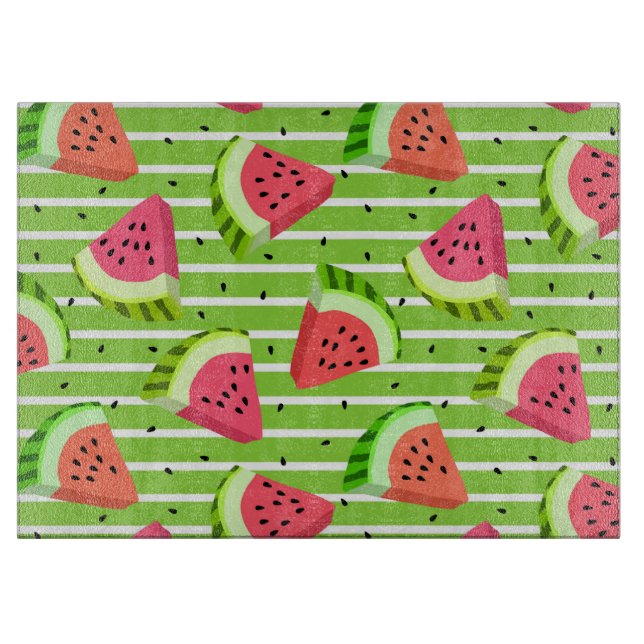 Wassermelone-Schneidebrett Schneidebrett (Vorderseite)