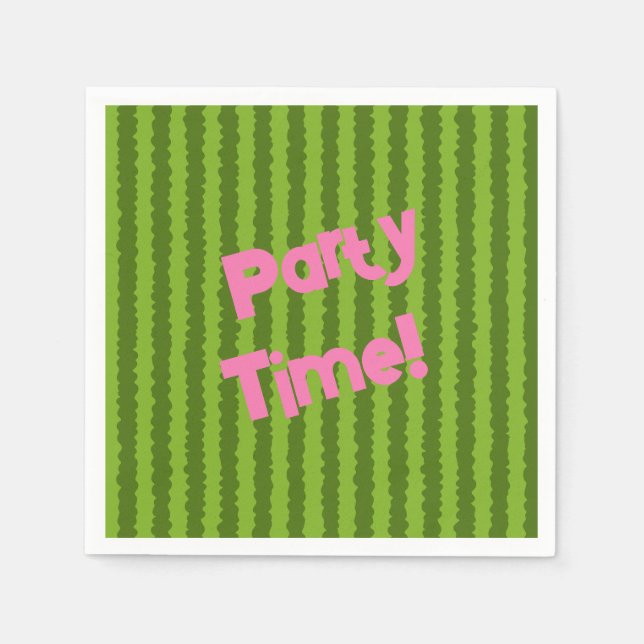 Wassermelone Serviette (Vorderseite)