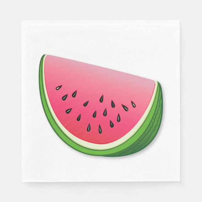 Wassermelone Serviette (Vorderseite)