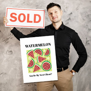 Wassermelone Sie Werden Mein Nächster Kunde Postka Postkarte