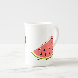 Wassermelone Slice 2 Prozellantasse