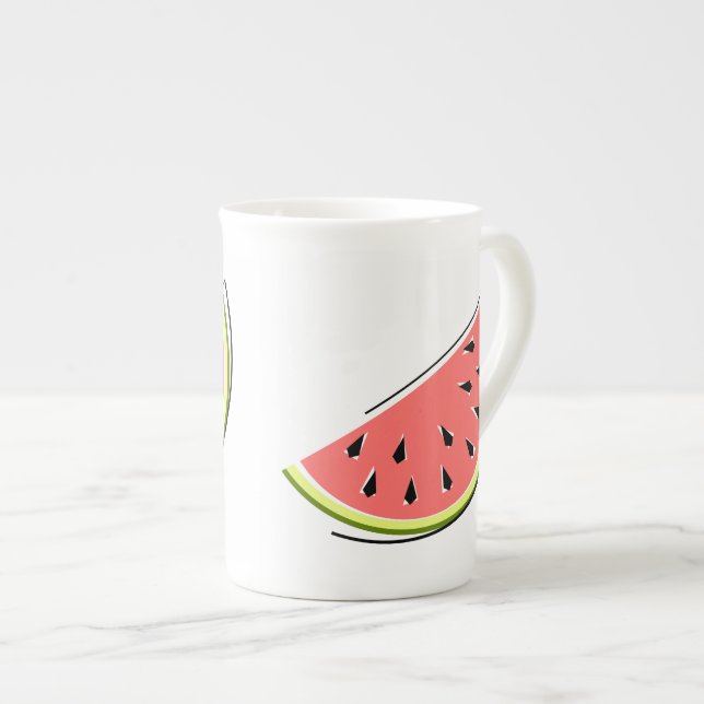 Wassermelone Slice 2 Prozellantasse (Vorderseite Rechts)