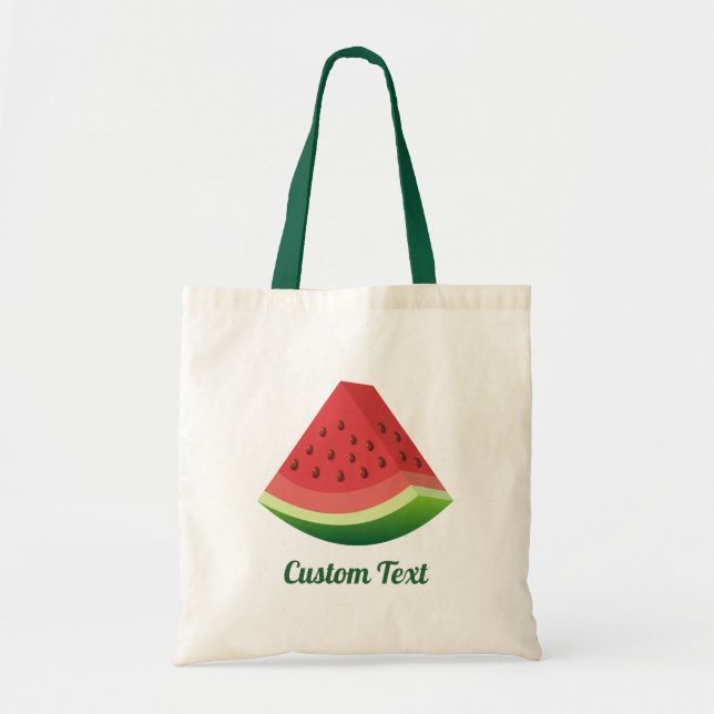 Wassermelone Slice Tote Bag Tragetasche (Vorne)