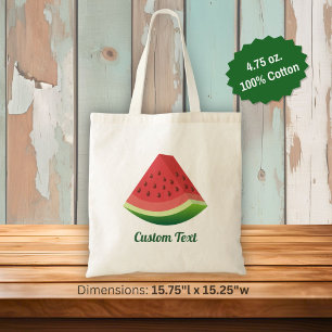 Wassermelone Slice Tote Bag Tragetasche
