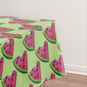 Wassermelone Slices Juicy Pink Melon Picnic Print Tischdecke