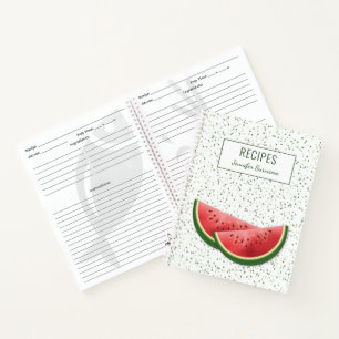 Wassermelone Sommer Frucht Scheiben Rezepte betite Notizbuch
