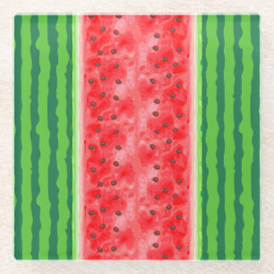 Wassermelone Sommerfrüchte Glasuntersetzer