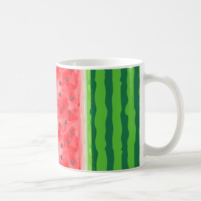 Wassermelone Sommerfrüchte Kaffeetasse (Rechts)