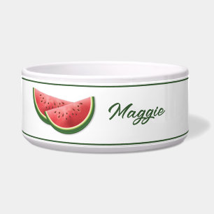 Wassermelone Sommerfruchtscheiben mit Individuelle Napf