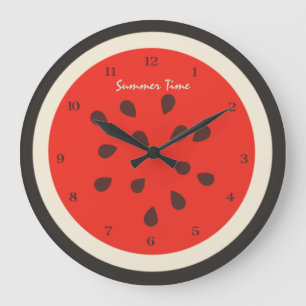 Wassermelone Sommerzeit Uhr