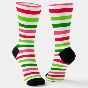 Wassermelone Streifen Muster Socken