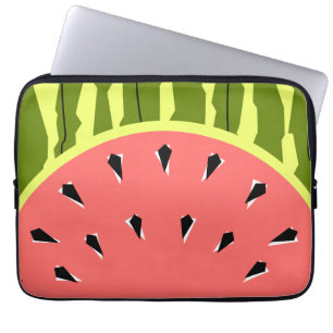 Wassermelone Streifen Pink Notebook-Ärmel Laptopschutzhülle