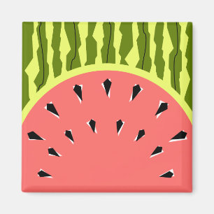 Wassermelone Stripe Pink Magnet