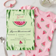 Wassermelone Süße Mädchen Sommer Baby Shower 