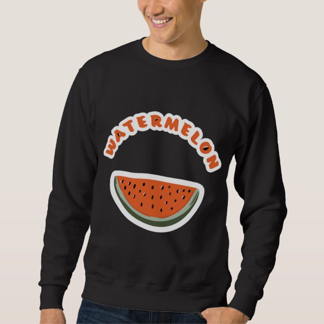 Wassermelone Sweatshirt (Vorderseite)