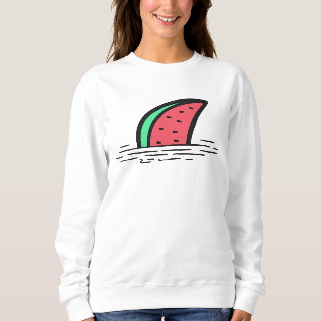Wassermelone Sweatshirt (Vorderseite)