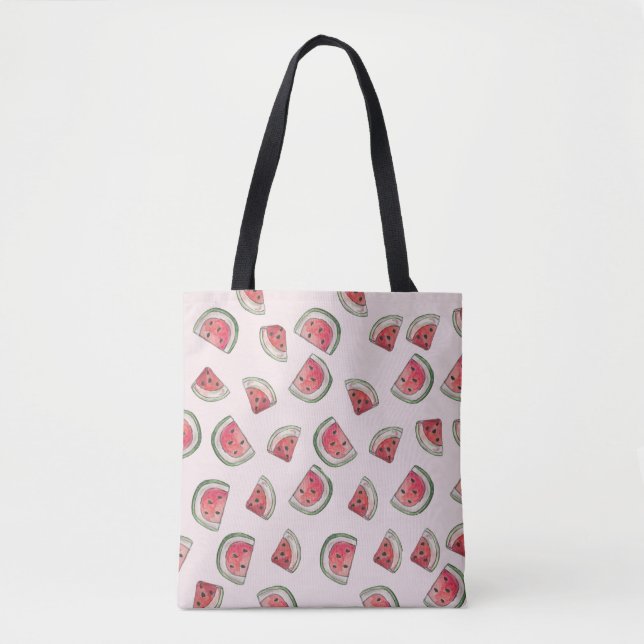 Wassermelone-Taschen-Tasche ganz über Muster (Vorderseite)