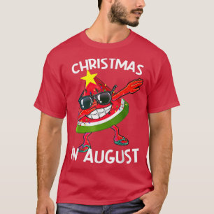 Wassermelone Tremolon Weihnachten Im August Sommer T-Shirt
