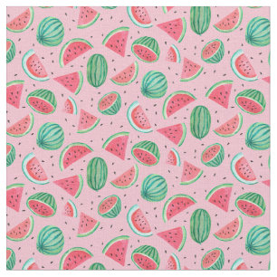 Wassermelone   Tropische Früchte Sommer   Stoff