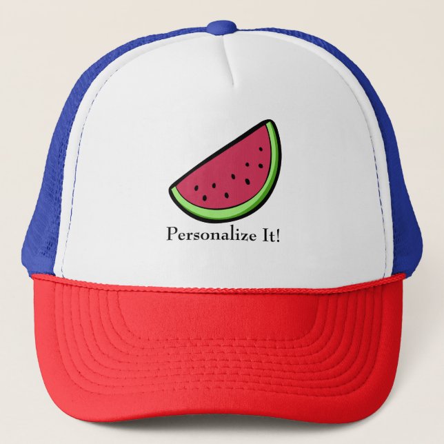 Wassermelone Truckerkappe (Vorderseite)