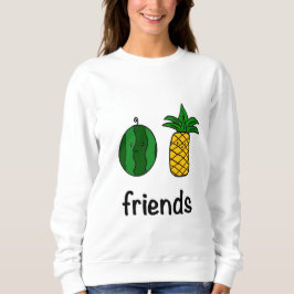 Wassermelone und Ananas FrauenSweatshirt Sweatshirt