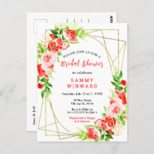 Wassermelone und Granatapfel-Brautparty