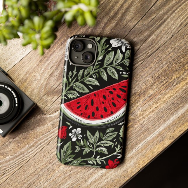 Wassermelone und Mohn Case-Mate iPhone Hülle (Watermelon Phone Case)