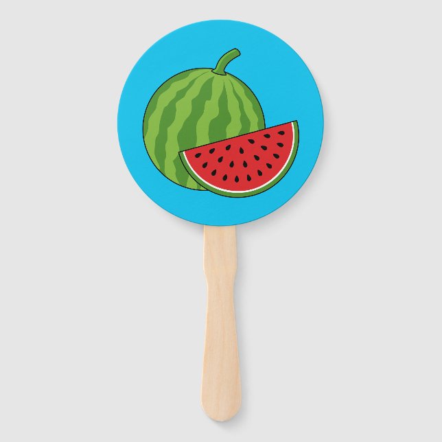 Wassermelone und Slice Fächer (Vorderseite)